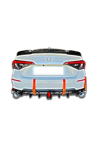 Honda Civic Fe1 2022 2023 Yeni Model Arka Ek Mat Siyah Plastik