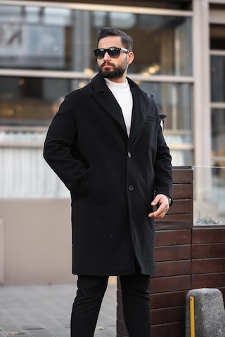 Erkek Kışlık Uzun Kaşe Kaban 001