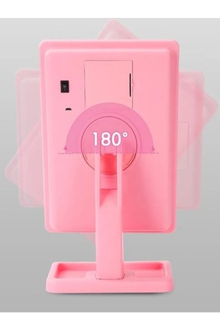 Gaman Işıklı Makyaj Aynası Pembe