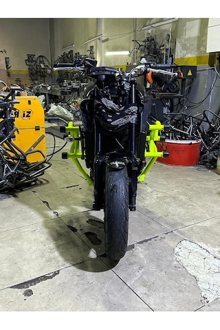 Yamaha Mt09 Uyumlu Ön Koruma Demiri Neon Sarı
