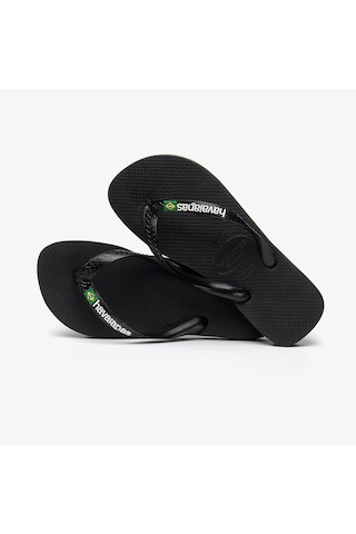 Havaianas Brasil Logo Erkek Siyah Terlik 4110850 Siyah