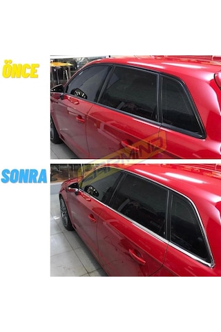 Audi A3 Hb Krom Cam Çerçevesi Set 2013-2020 10 Parça