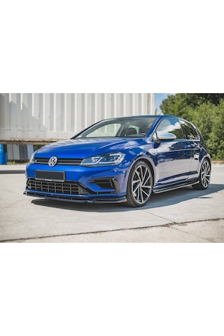 Vw Golf 7.5 R Tampon Ön Lip Parlak Siyah Plastik Ön Ek Karlık 2017 2018 2019 2020 2021 Karlık+bodykit+ek