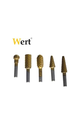 Wert 9015 Ahşap Öğütme Matkap Uç Seti, 5 Parça