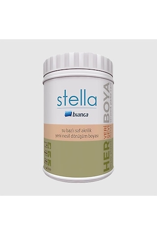 Stella Su Bazlı Saf Akrilik Yeni Nesil Dönüşüm Boyası 1 L Beyaz