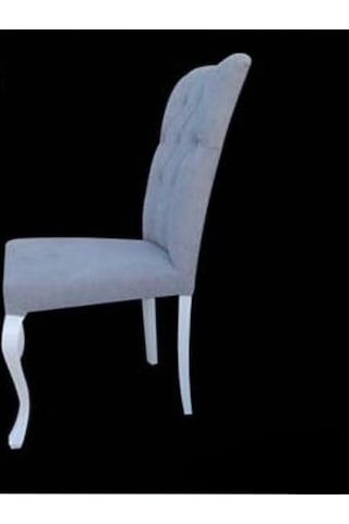 Sandalye Aslan Kayın Ayak Model 2ad Giydirme Terletmez Kumaş Klasik Mobilya El Yapım