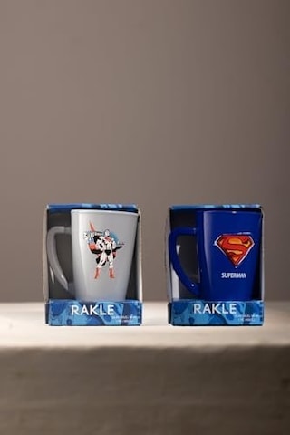 Superman 2&apos Li Kupa Seti Mavi-gri 400 Cc 000 Açık Krem