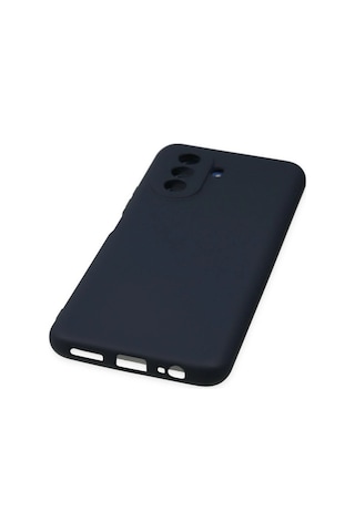 Uray Store Huawei Nova Y70 Kılıf Nano İçi Kadife Silikon - Lacivert