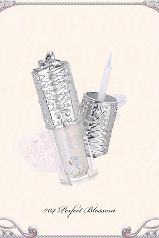 Flower Knows Swan Ballet Liquid Eyeshadow Blossom Işıltılı Göz Farı 04 Perfect Blossom