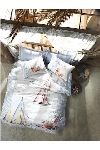 Cotton Box Maritime Ranforce Nevresim Takımı Tek Kişilik Yacht Ma