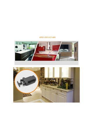 Nayomiglow 6'lı Paket Manyetik Olmayan Bas-aç Mandallı Çekmece Dolap Mandallı Pres Mandalı Dolap Yatak Odası