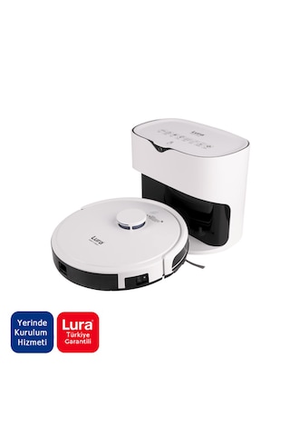 Lura Wipe'n Clean Akıllı Robot Süpürge Beyaz