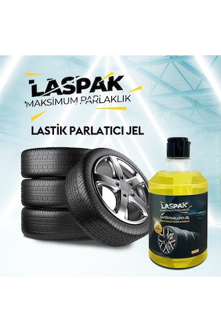 Laspak Lastik Parlatıcı Ultra Kalıcı Extra Parlaklık Jel 500 Ml