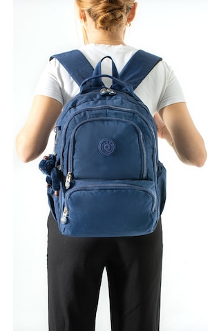 Ultra Hafif Çok Cepli Orta Boy Sırt Çantası Lacivert Model: 571-4h