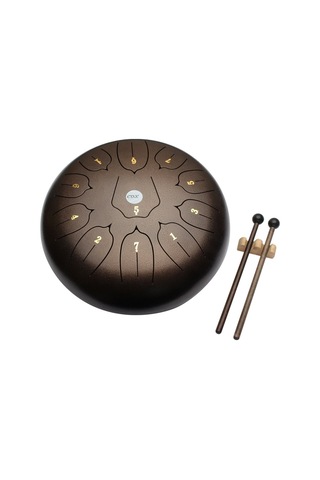 Cox Cstd-brown Steel Tongue Drum Kahverengi Doğal Toprak Rengi Zengin Harmonikler