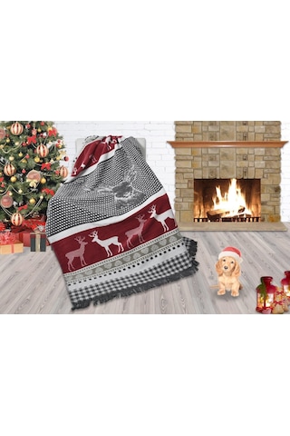 Aksu Pamuklu Battaniye 180x220 Peaceful