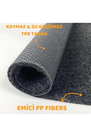 Beylini Lavabo Altı Matı Sıvı Geçirmez Kaymaz Taban 60x76 Cm