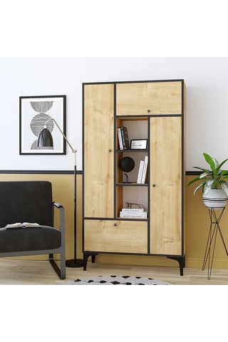 Decormet Pera Kitaplık Çok Renkli