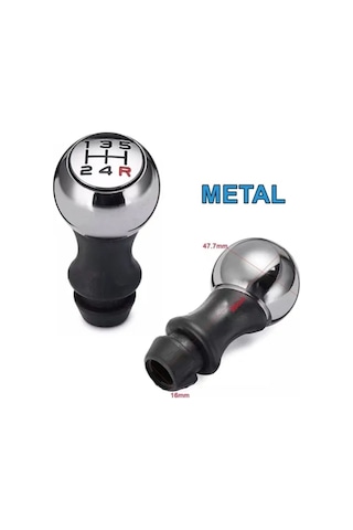 Peugeot 106 107 206 207 208 301 306 307 308 406 407 Spor Vites Topuzu 5 İleri Manuel Özel Tasarım 24 Gümüş