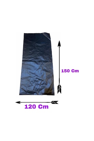 Dökme Kalın Çöp Poşeti 120 X 150 Cm 5'li Çöp Torbası