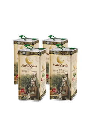 Mahizeytin Soğuk Sıkım Natürel Sızma Zeytinyağı 4 x 5 L