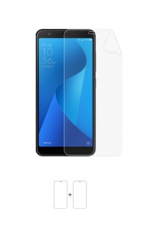 Asus Zenfone Max Plus M1 Zb570Tl 5.7 S Ekran Koruyucu 1+1 Ön Poliüretan Film