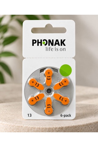 Phonak 13 Numara Cihaz Pili 10 Paket 60 Adet