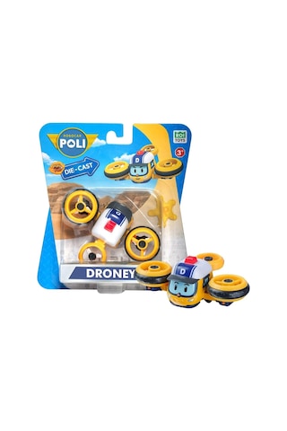 Robocar Poli Metal Araç Karakter Figürler - Droney Standart