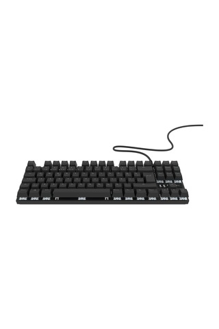Hk410 Mekanik Switch 19 Mod Rgb Kablolu Siyah Tkl Türkçe Gaming Klavye Mavi Switch