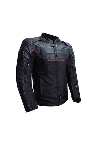 Prosev Falcon Deri Motosiklet Montu 66015 Siyah