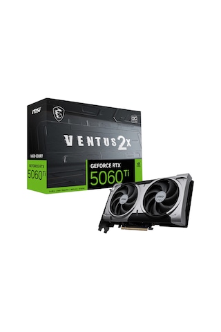 Msı Geforce Rtx 5060 Ti 16g Ventus 2x Oc Plus Gddr7 16gb Dlss 4 128 Bit Ekran Karti