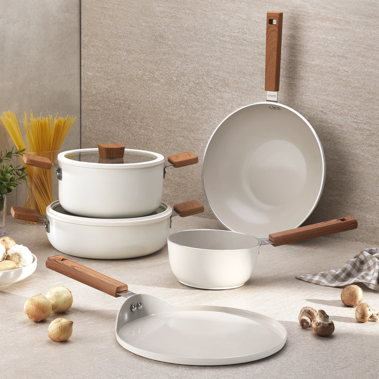 Schafer Ceramoni Seramik Sütlük 16 Cm-krem Krem