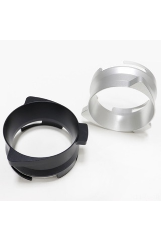 Lemestar 54mm Alüminyum Rotatif Kahve Toz Toplayıcı - Uçucu Tozu Önleyen, Breville 8 Serisi Uyumlu, Tekrarlı Kullanım Eliyetli Gümüş Aksesuar Gümüş