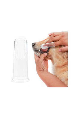 Markapet Kedi ve Köpek Parmak Diş Fırçası Pembe 5.5 CM