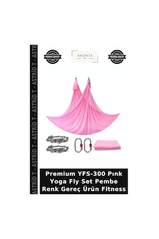 Premium Yfs-300 Pınk Yoga Fly Set Pembe Renk Gereç Ürün Fitness
