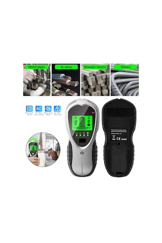 4 İn 1lcd Ekran Saplama Bulucu Yeraltı Sturs Duvar Tarayıcı Metal Dedektörü Ac Ahşap Elektrik Kablo Telleri Derinlik Tracker