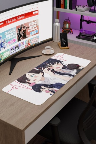 Boku No Kokoro No Yabai Yatsu Anime V5 - 70x30 Xl Gaming Kauçuk Kaymaz Taban Mouse Pad Fare Altlığı
