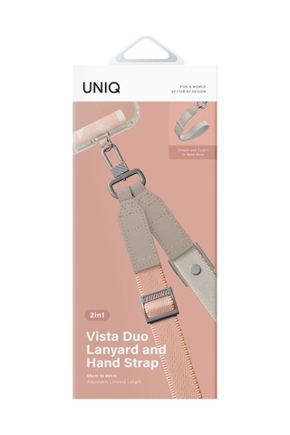 Telefon Boyun Askısı Ve Bileklik Askısı Vista Duo Serisi 2 İn 1 Lanyard & Hand Strap