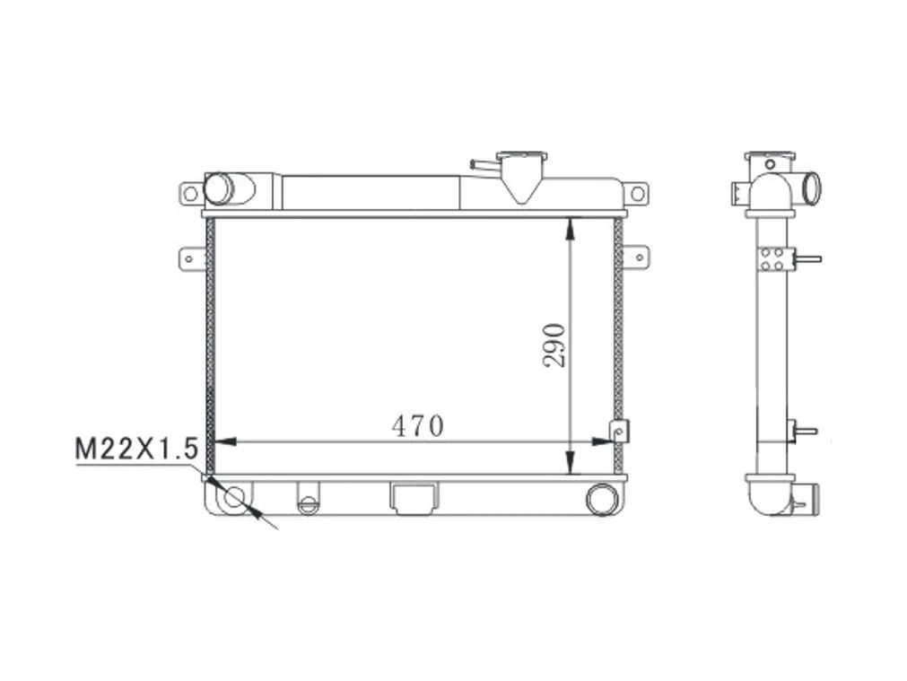 Radyatör M131 Eskı Model-yenı Model 470x292x34 3 Sıra Süper 850080770 5953475 85005296