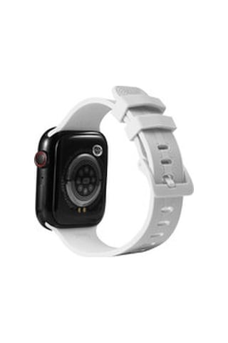 Apple Watch Uyumlu 7 41mm Krd-23 Silikon Kordon - Beyaz