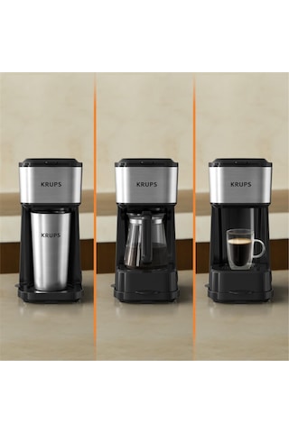 Krups 1510002513 3'ü 1 Arada Filtre Kahve Makinesi