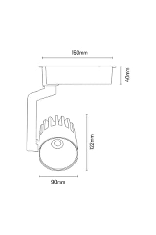 Sunlight Akrobat COB Led Ray Spot 30 Watt Monofaze Gün Işı