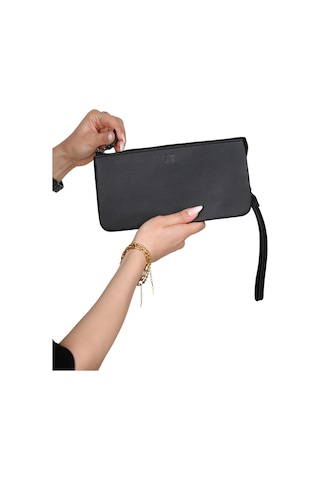Mft Leather Hakiki Deri Unisex El Çantası Viento 2225 Flother Mat Siyah