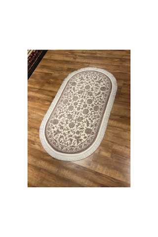 Daphne 10455a Lila Oval Halı Çok Renkli