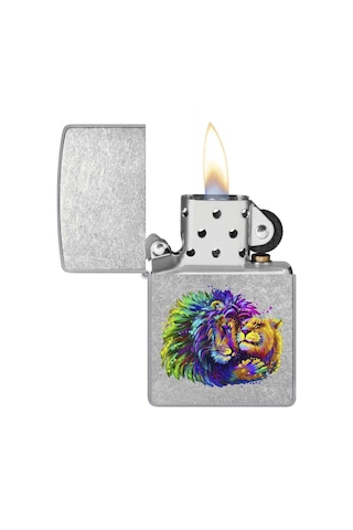 Zippo Lion Design Windproof Çakmak - 49007-00071-model17