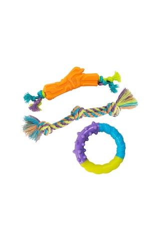 Petstages Küçük Köpekler Ve Diş Çıkarma Yavruları İçin Orka Diş Çiğneme Oyuncakları - 3'lü Paket