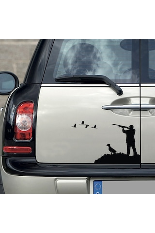 Avcı Duvar Sticker Avcı Sticker Ördek Avı Araba Sticker