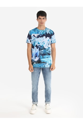 Colin's Colins Mavi Erkek Tshirt K.Kol 001