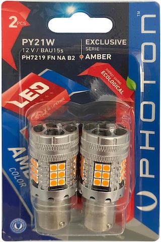 Photon P21W Turuncu Fanlı Blister