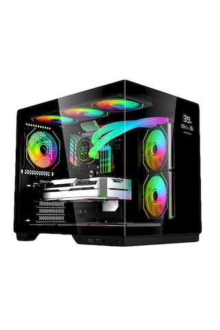 Gametech Prıme Grand 7x120mm Argb Dereceli Akvaryum Oyuncu Kasası